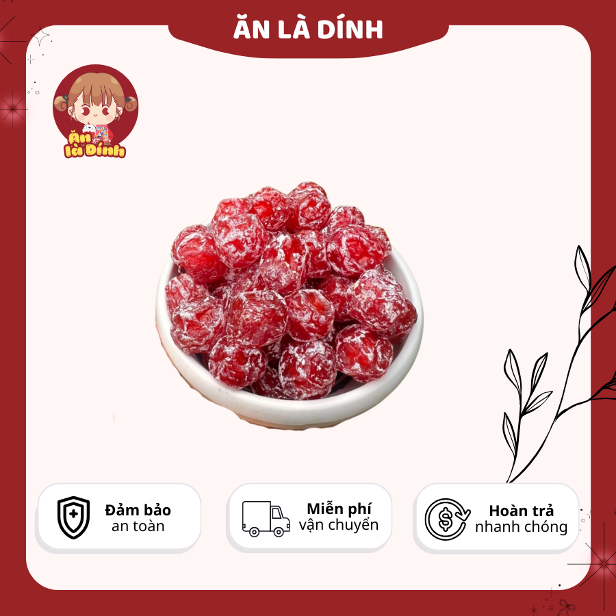 Mận cơm sấy dẻo chua ngọt siêu ngon