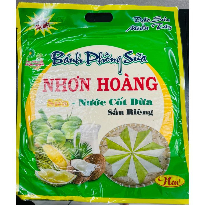 Bánh Phồng Sữa Sầu Riêng Lá Dứa Đặc Biệt Dẻo Dai Thơm Ngon - Ảnh 3