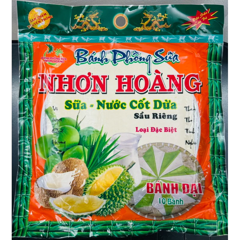 Bánh Phồng Sữa Sầu Riêng Lá Dứa Đặc Biệt Dẻo Dai Thơm Ngon - Ảnh 4
