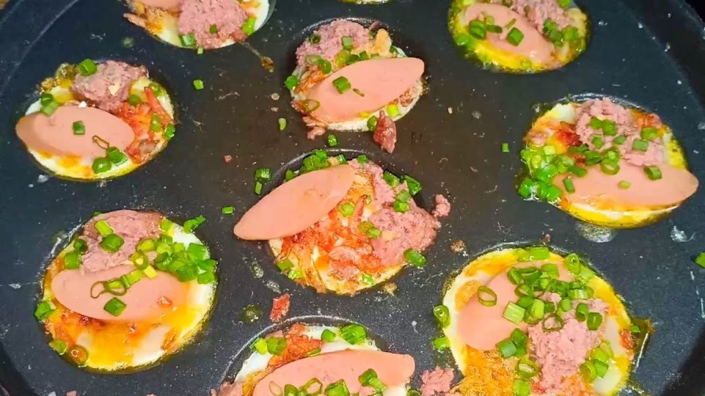 các món ăn vặt ngon rẻ dễ làm: bánh trứng cút nướng