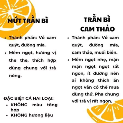Alternative view of Mứt Trần Bì Vỏ Cam Quýt Dẻo Thơm Tự Nhiên