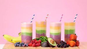 nước uống healthy: sinh tố tổng hợp