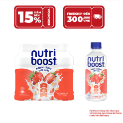 Chai Sữa Trái Cây Nutriboost Thế Hệ Mới Hương Dâu