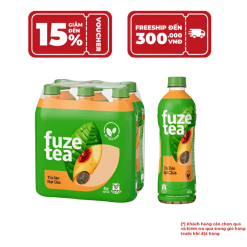Trà Đào Và Hạt Chia Fuze Tea