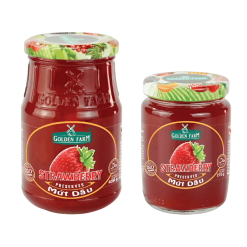 Mứt Golden Farm nhiều mùi hũ 210g - 450g