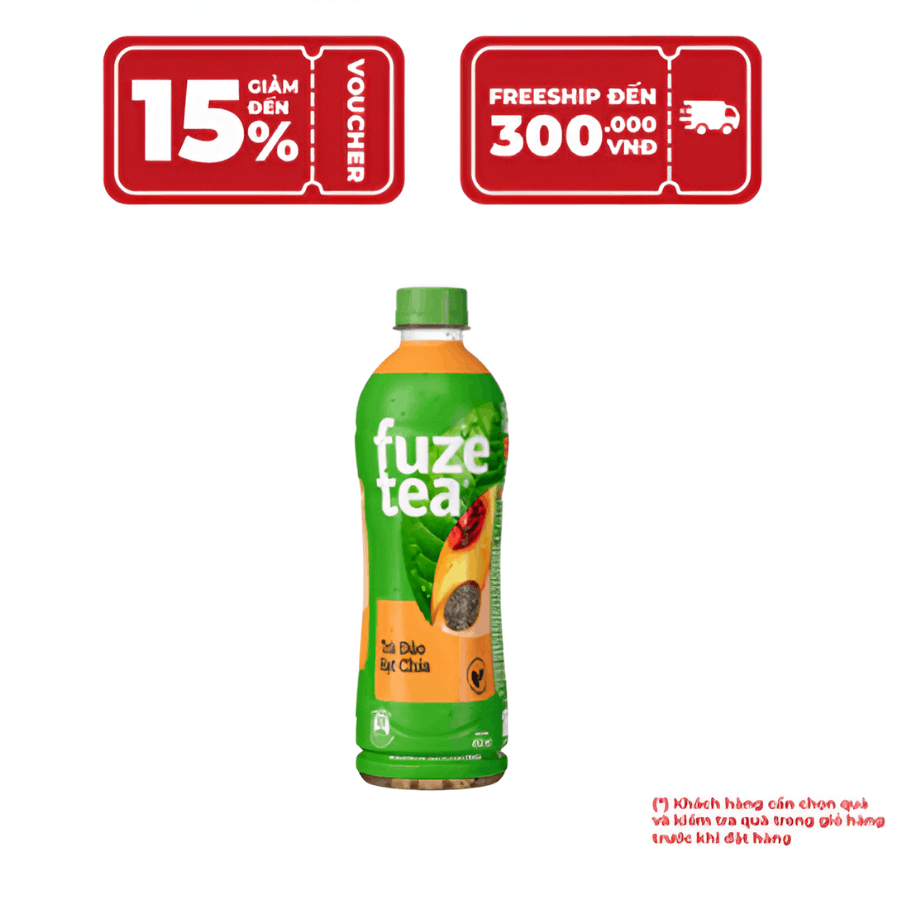 Trà Đào Và Hạt Chia Fuze Tea