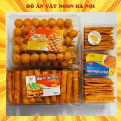 Alternative view of Bánh bò quẩy hộp bánh bò xiên vừng bò vừng miếng loại hộp đặc biệt đồ ăn vặt ngon giá rẻ