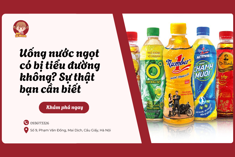 Uống nước ngọt có bị tiểu đường