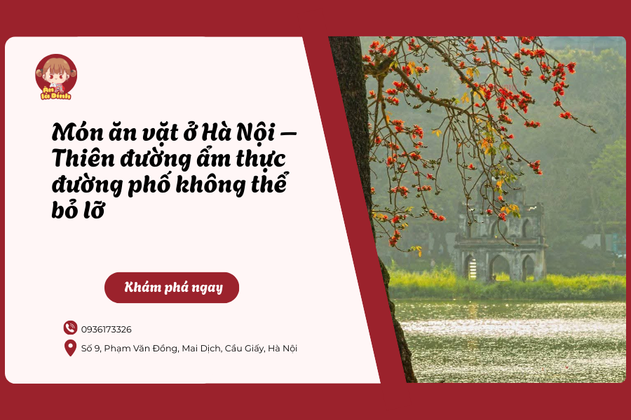 Món ăn vặt ở hà nội