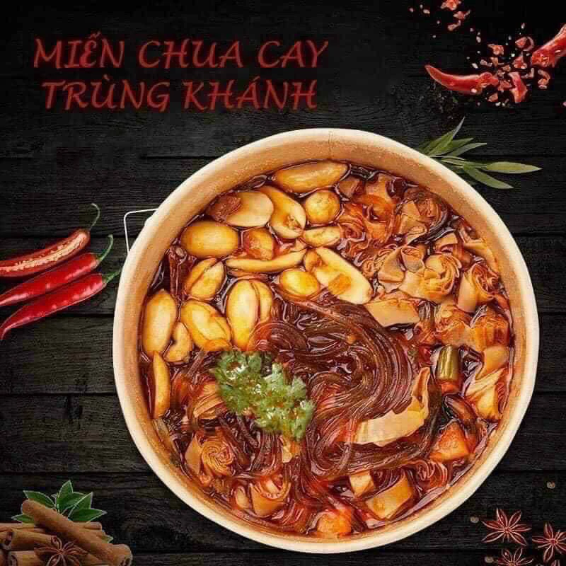 Combo 6 hộp miến cay Trùng khánh ( không đổ bịch dấm vào sẽ dễ ăn ) - Ảnh 4