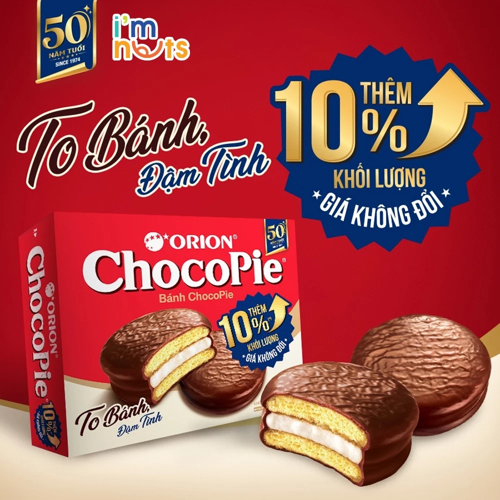 Bánh Chocopie và Bánh bông lan Custas Orion truyền thống - Ảnh 4