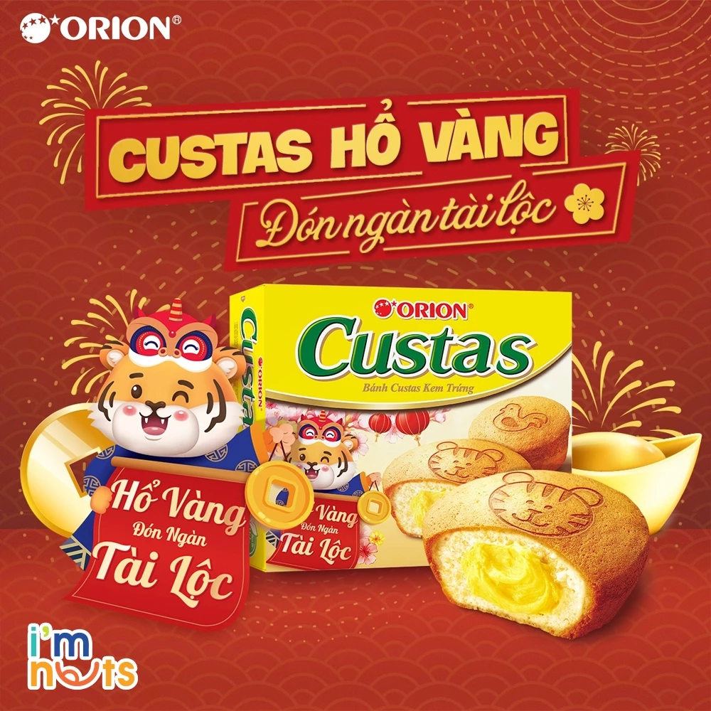 Bánh Chocopie và Bánh bông lan Custas Orion truyền thống - Ảnh 3