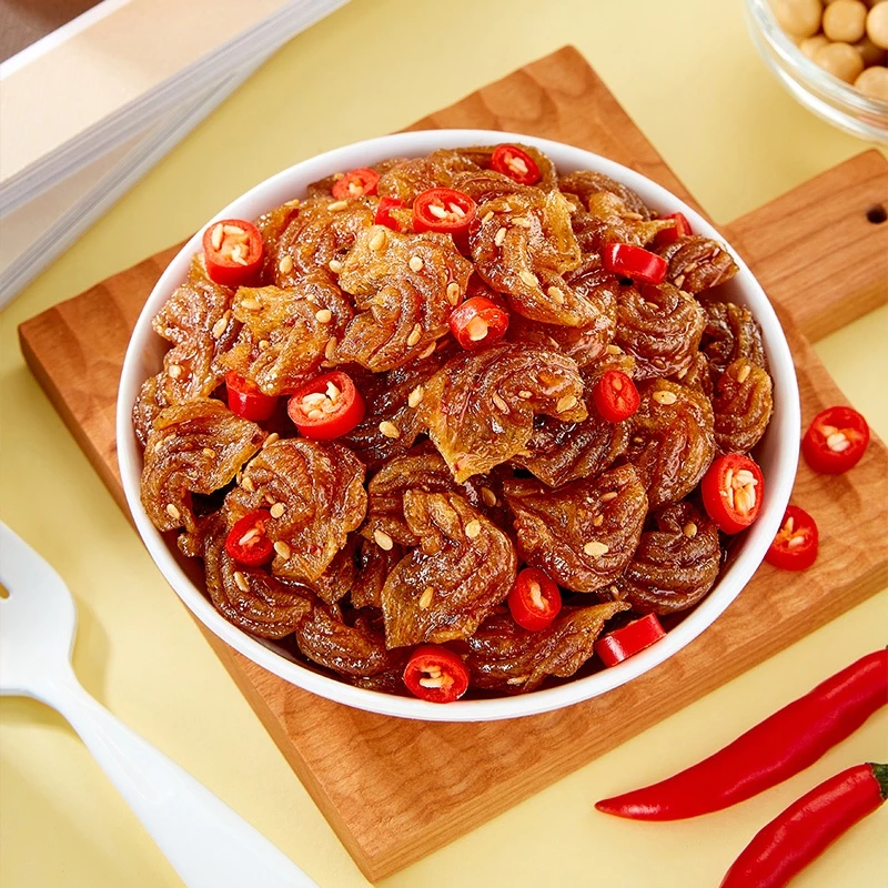 Vịt Quay Bắc Kinh Chay 62g / gói – Cay Ngon, Giá Mềm, Món ăn vặt quốc dân cho anh em , món chay không phải thịt mà ngon - Ảnh 2