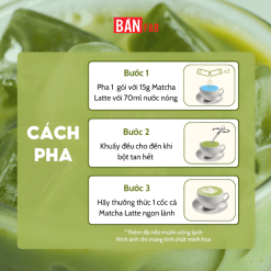 Trà sữa Matcha Latte , trà sữa pha sẵn thơm ngon đậm vị