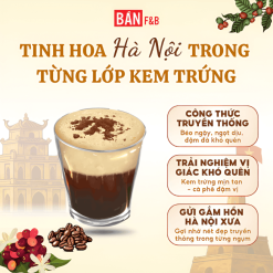 Cà Phê Trứng Cà Phê Hòa Tan Thơm Ngon Đậm Vị, Cà Phê Trứng Đặc Sản Thủ Đô Hà Nội