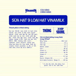 Sua 9 loai hat vinamilk