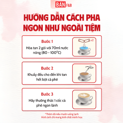 Cà Phê Muối Chuẩn Vị Cố Đô Huế, Cafe Hòa Tan Đậm Đà Hương Sắc Cố Đô Hộp 10 Gói