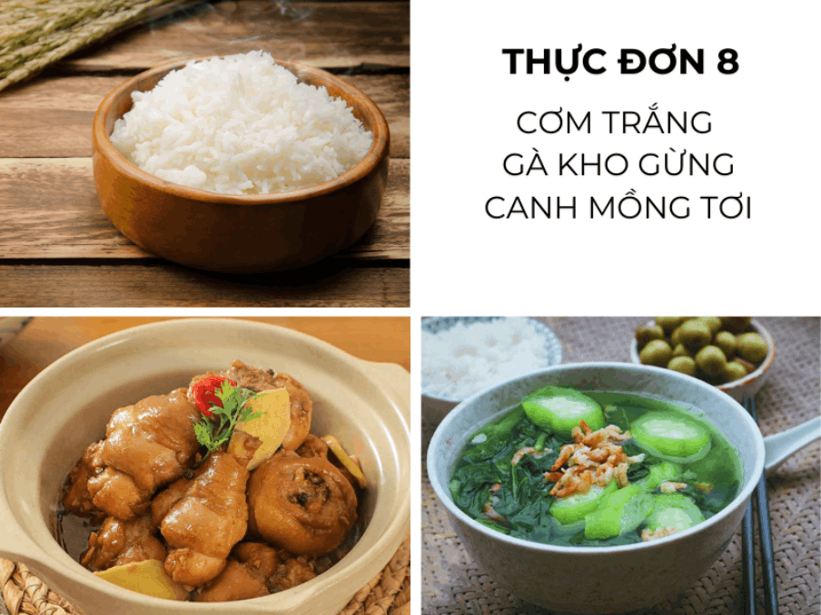 Gợi ý 10 thực đơn cơm văn phòng ngon, đủ chất