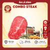 Combo Steak Bò Canada Lõi Nạc Vai – Set 1 Người & 2 Người