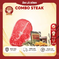 Combo Steak Bò Canada Lõi Nạc Vai – Set 1 Người & 2 Người