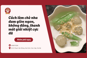 Cách làm chè nha đam