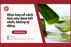 Mẹo hay về cách làm nha đam hết nhớt, không bị đắng