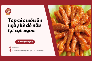 Top các món ăn ngày hè dễ nấu lại cực ngon