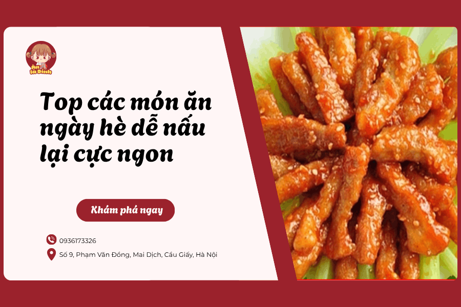 Top các món ăn ngày hè dễ nấu lại cực ngon