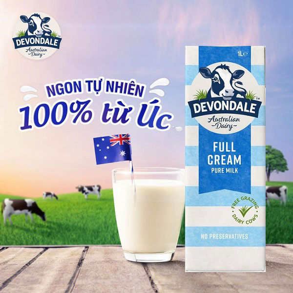 các loại sữa tươi nguyên kem: sứa 